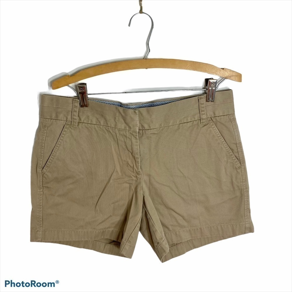 J.Crew Broken In Chino Shorts Sz 6 Women’s Tan